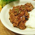 bobitin's cooksnap of when they made ナスと挽肉のマーボーライス.