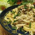 bobitin's cooksnap of when they made 豚肉とえのきの明太クリーム.