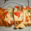 マージィの同居人's cooksnap of when they made しそ&トマト&チーズの卵焼き.