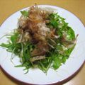 bnr32's cooksnap of when they made サラダ水菜だけ♪シャキシャキサラダ.