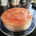 かるぴす＠モモ's cooksnap of when they made 桃のレアチーズケーキ.