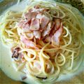 keshixx's cooksnap of when they made 簡単本格的⁑カルボナーラ.