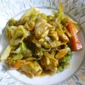 夏の記念日's cooksnap of when they made 鶏むね肉のカレー炒め.