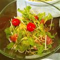 ricalu's cooksnap of when they made ＃ベジタリアン 豆腐と水菜のサラダ.