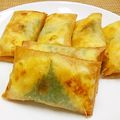 ぷらすないん's cooksnap of when they made ハムたまチーズ春巻き.