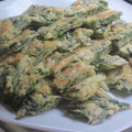 ｺｱﾗ's cooksnap of when they made ✿もっちり!! にらと桜海老のちぢみ✿.