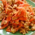 ジョジョ７'s cooksnap of when they made 麺つゆで！にんじん★シリシリ.