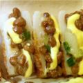 あゆみだ21's cooksnap of when they made おつまみに！ちくわの納豆チーマヨ焼き☆.