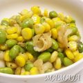 MAMAJA's cooksnap of when they made 枝豆ととうもろこしのバター醤油ソテー.