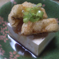 my30's cooksnap of when they made かりかりお揚げとさっぱりおろしの冷奴★.