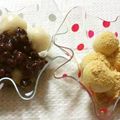 みど～り's cooksnap of when they made 簡単月見団子.