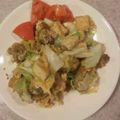 msk81's cooksnap of when they made キャベツと豆腐のチャンプル♪.