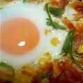 guamchan's cooksnap of when they made ホームベーカリーでビスマルク風PIZZA.