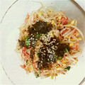 fukulovely's cooksnap of when they made もやしとエノキのキムチ和え.