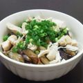 つばめ's cooksnap of when they made 焼き茄子とささみのさっぱり梅うどん.