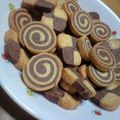 ｙｕ☆ａｋ's cooksnap of when they made ◇簡単！うずまき＆千鳥クッキー◇.