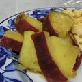 ぽっぽぺぺ's cooksnap of when they made 粉ふきサツマイモのカレーレモン風味.