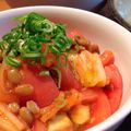ともももももえ's cooksnap of when they made トマトでさっぱり♪納豆キムチ.