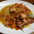 てっぱもん's cooksnap of when they made いかとトマトのクリームパスタ.