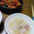 北のデビル。's cooksnap of when they made 白菜とベーコンのスープ煮.