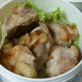 めかにか's cooksnap of when they made 塩麹de焼き鳥～梅風味～お弁当.