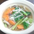 亜久里's cooksnap of when they made 丸鶏スープのみで簡単キノコスープ♪.