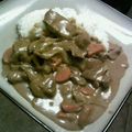 marwee's cooksnap of when they made フライパンですぐ出来るビーフストロガノフ.