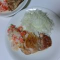 ももうふ's cooksnap of when they made チキンステーキサルサソース添え.