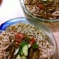 あい葉's cooksnap of when they made じゅんさいと梅干の冷蕎麦.