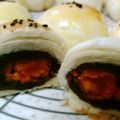 mabopad's cooksnap of when they made 蛋黄酥（ダンファンス）☆黄身いりパイ☆.