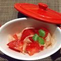 やっちーさん's cooksnap of when they made 漬け込みトマトでサッパリ大根サラダ.