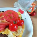 Newチヨコっと♪'s cooksnap of when they made ミニトマトでりんごちゃん♪.