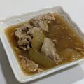 ﾍﾞﾋﾞよしﾏﾏ's cooksnap of when they made 冬瓜と鶏ひき肉の煮物♪.