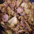 ma☆imisuna's cooksnap of when they made 豚肉小間肉と玉葱とキャベツの３点味噌炒め.