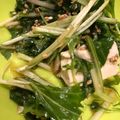 chiko♫'s cooksnap of when they made 簡単！さっぱり！水菜と豆腐のサラダ.