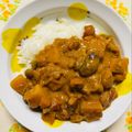 チェックのミニくま's cooksnap of when they made 南瓜と豆のカレー.