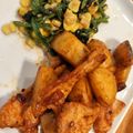 こうぎー's cooksnap of when they made 鶏肉とじゃがいものケチャップ炒め.