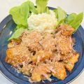 〜みみ〜's cooksnap of when they made 鶏胸肉で簡単手羽風揚げない甘辛照焼チキン.