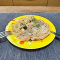 hfm's cooksnap of when they made ポークソテー　きのこ豆乳ソース.