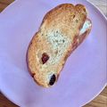 ねっちゃんっ's cooksnap of when they made チーズクリームサンドトースト❤.