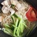 まーあす☆'s cooksnap of when they made 鶏塩ひやむぎ★ソーメンでも！.