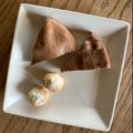 みるく茶's cooksnap of when they made ホケミで簡単☆卵不使用チョコケーキ。.