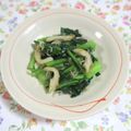 mmameco's cooksnap of when they made 小松菜❀じゃこ炒め.