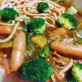 ☆クッキングパンダ☆'s cooksnap of when they made カレーうどん鍋♪簡単レシピカレールーで.