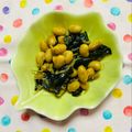 チェックのミニくま's cooksnap of when they made わかめ大豆いりこ炒め.