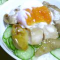 ヒトミ0303's cooksnap of when they made 半熟玉子のせ鳥照り焼き丼.