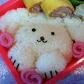 うっちゃん❤'s cooksnap of when they made キャラ弁当☆簡単いぬごはん☆.