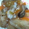 tomo0322's cooksnap of when they made 赤魚の五目あんかけ ｺﾝｿﾒだけ〜.
