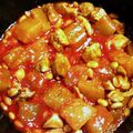 he６he６'s cooksnap of when they made 簡単で珍しい冬瓜のケチャップ煮.