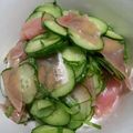 ♡るるる♡'s cooksnap of when they made きゅうりと生ハムの香り和え.